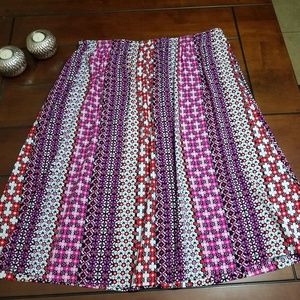 Floral Skirt with Pockets